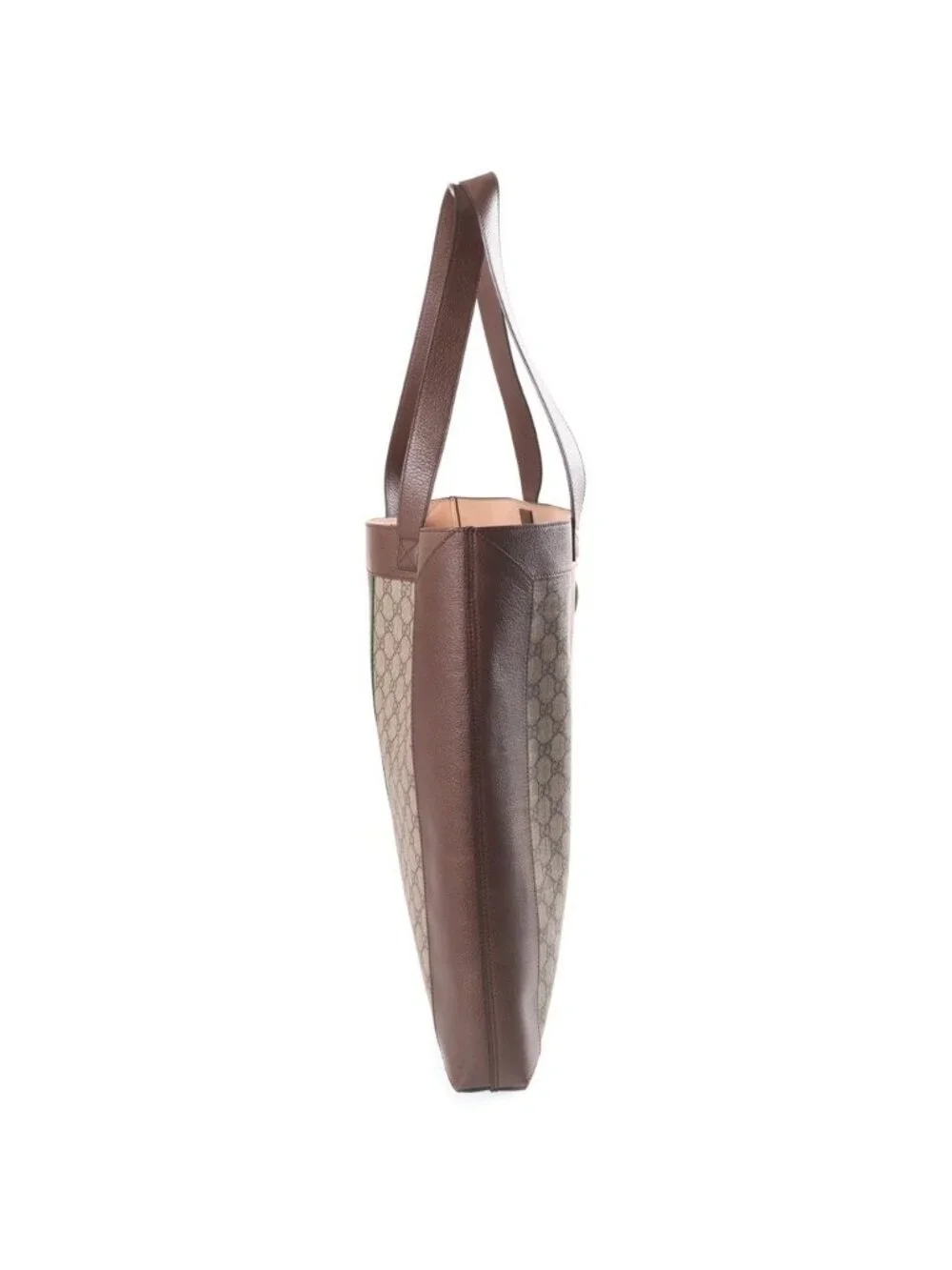 Gucci Ophidia Tote Bag Brown Leather Gold